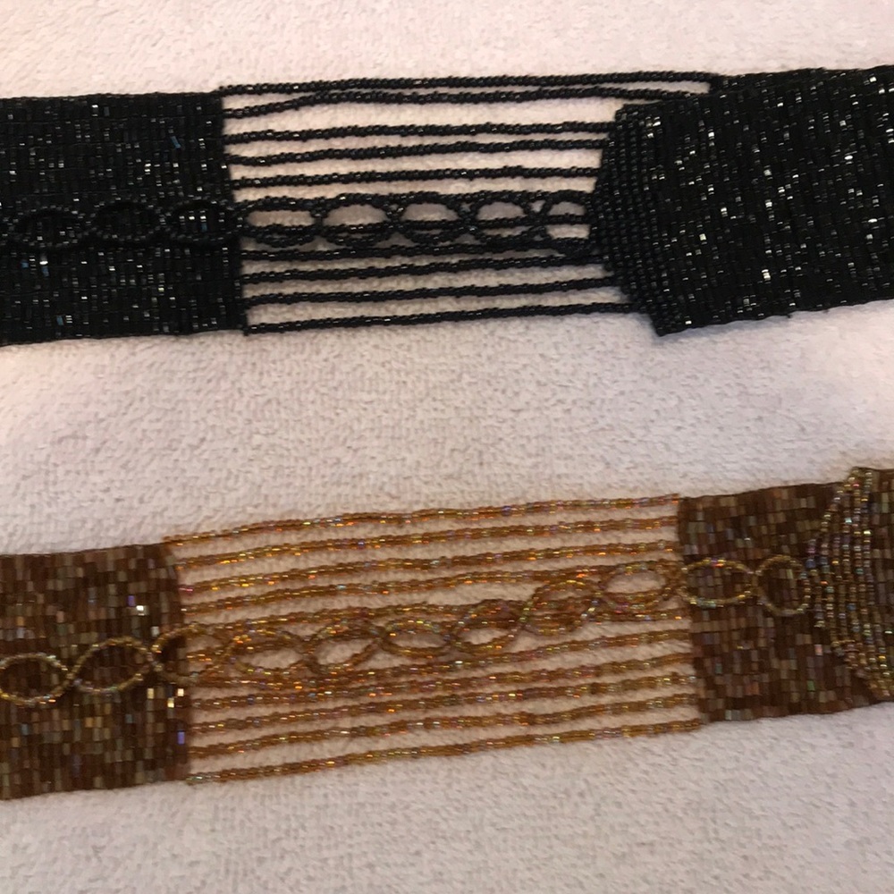 Beautiful beaded dressy belts to spruce up outfit